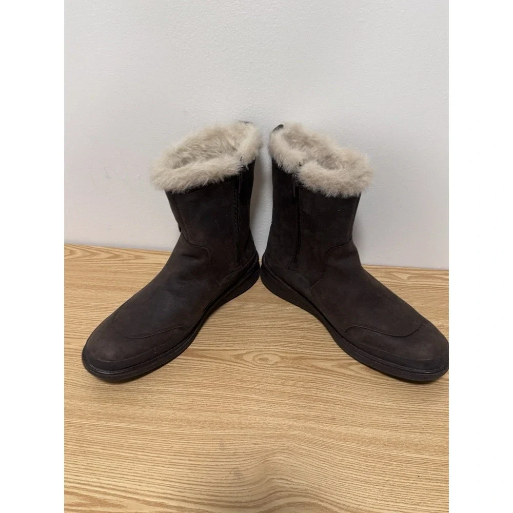 Merrell‎ Women's Tremblant Ezra Buckle Polar Leather Boots Brown Sz 8 Waterproof